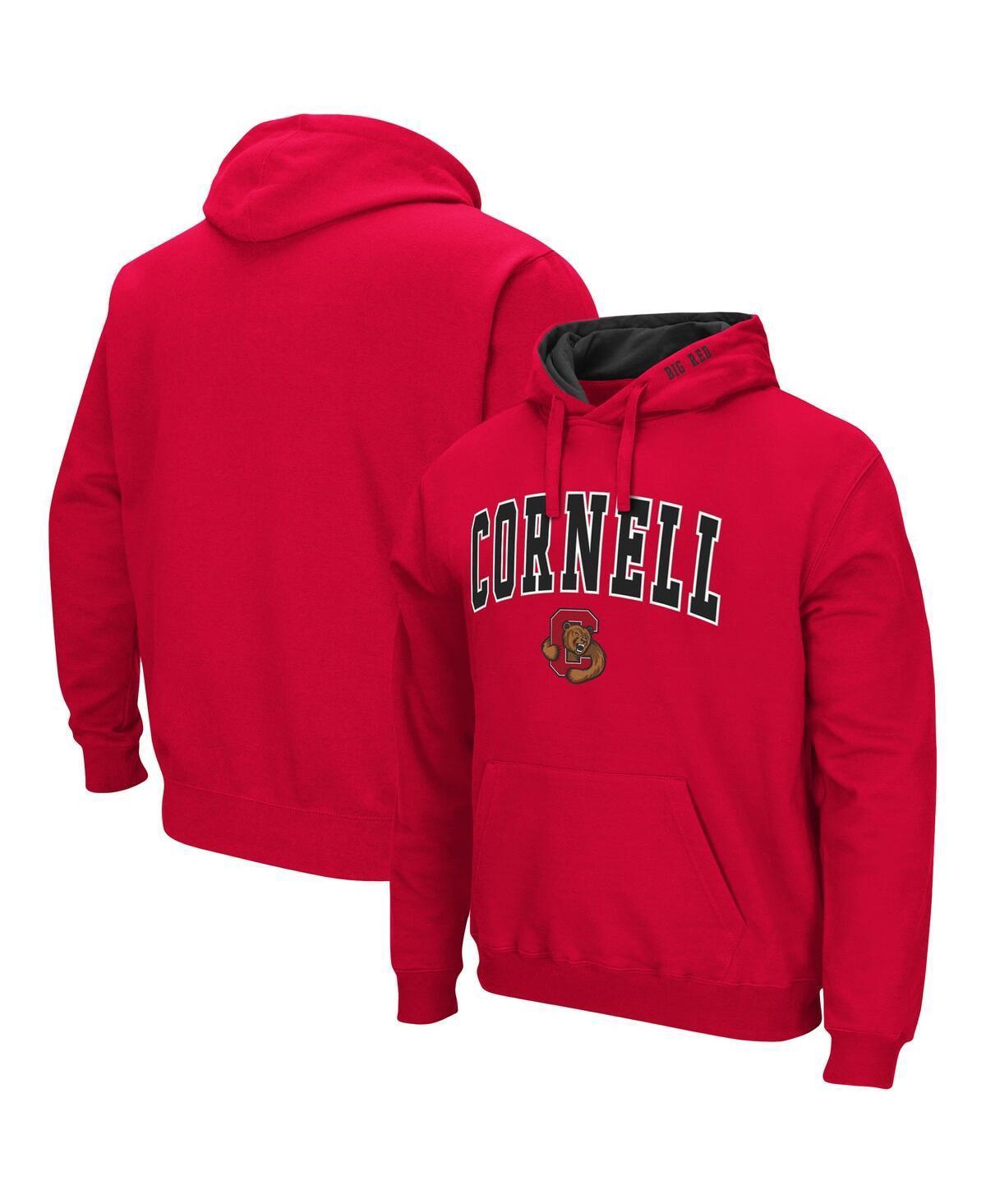 Mens Black Cornell Big Red Arch and Logo Pullover Hoodie Product Image