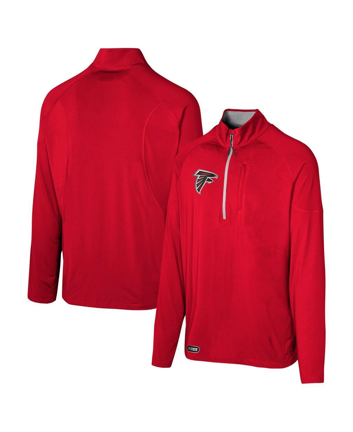 Outerstuff Mens Red Atlanta Falcons Grind Iron Quarter-Zip Top Product Image