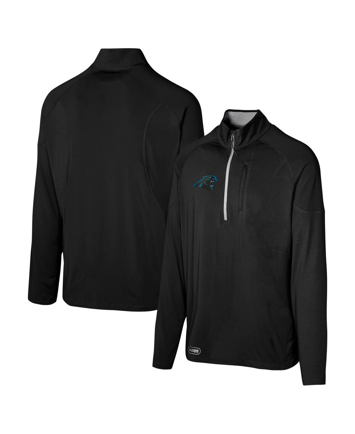 Outerstuff Mens Black Carolina Panthers Grind Iron Quarter-Zip Top Product Image