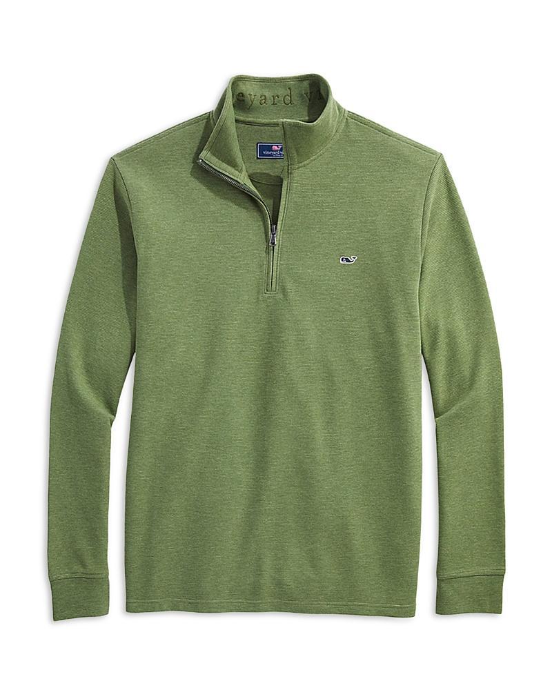 Vineyard Vines Saltwater 1/4 Zip (Granite) Men's Clothing Product Image