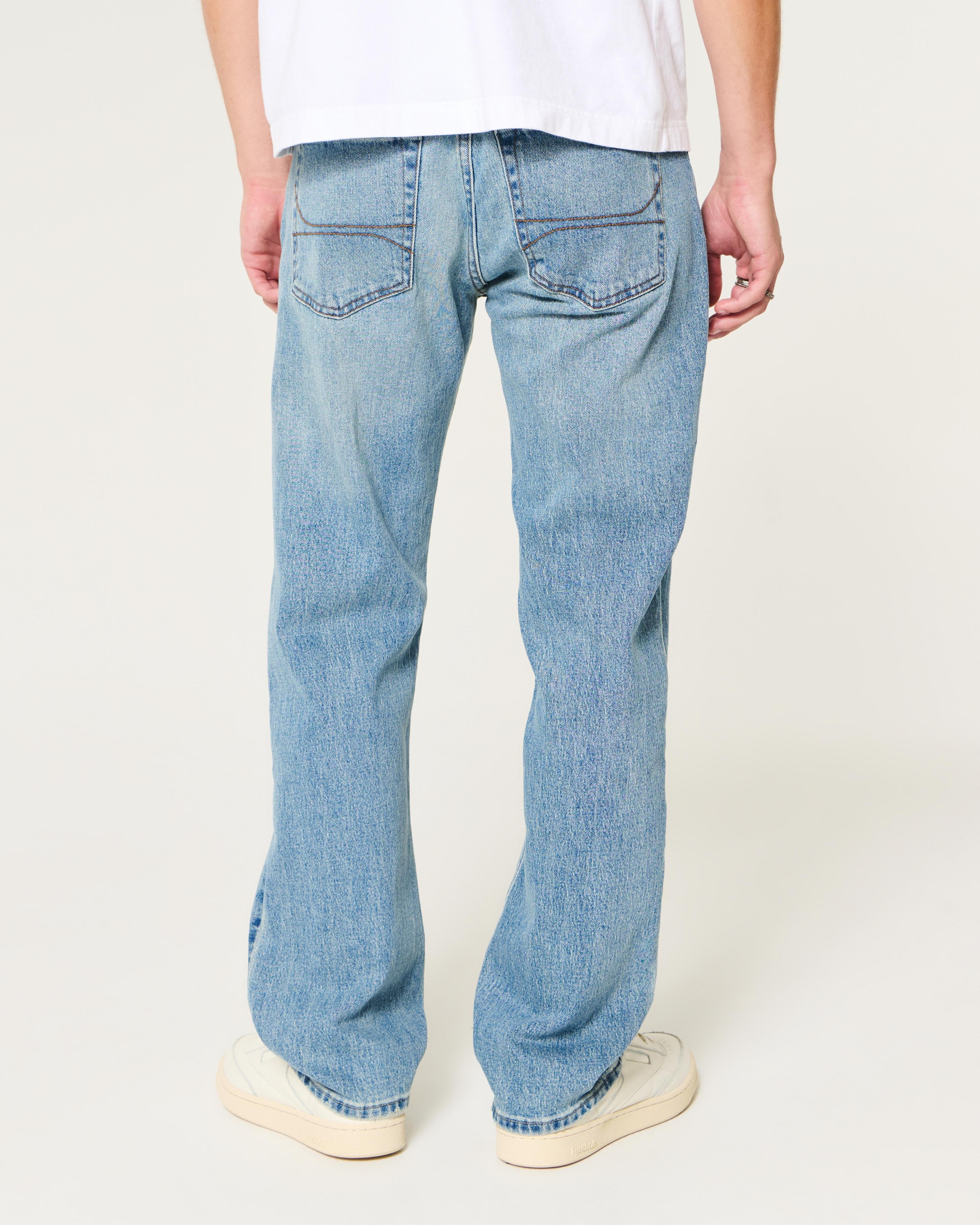 Medium Wash Straight Jeans Product Image