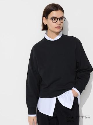 Womens Sweatshirt Black Small UNIQLO US Product Image