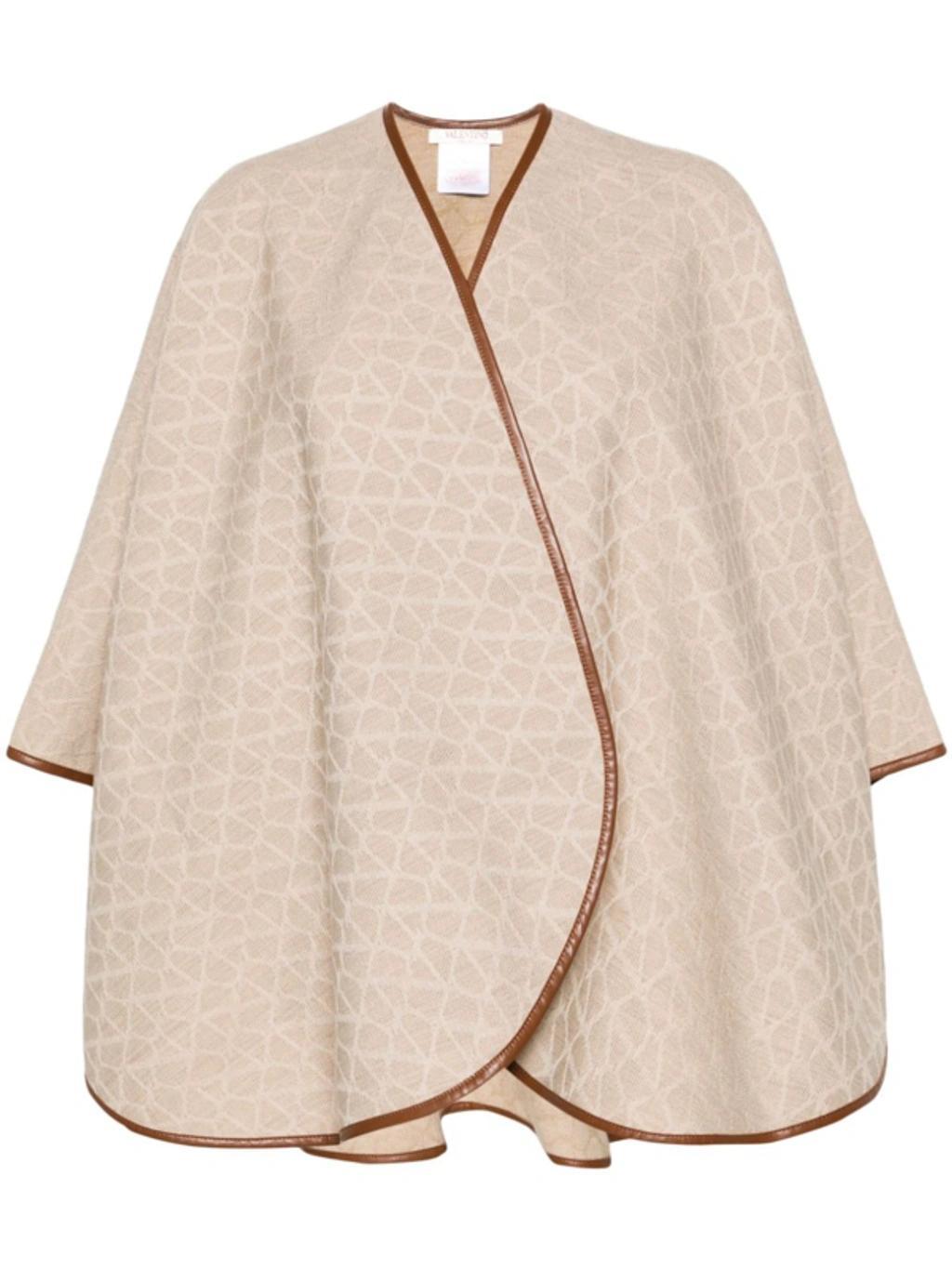 VALENTINO Vlogo Signature Wool Shawl In Multicolor Product Image