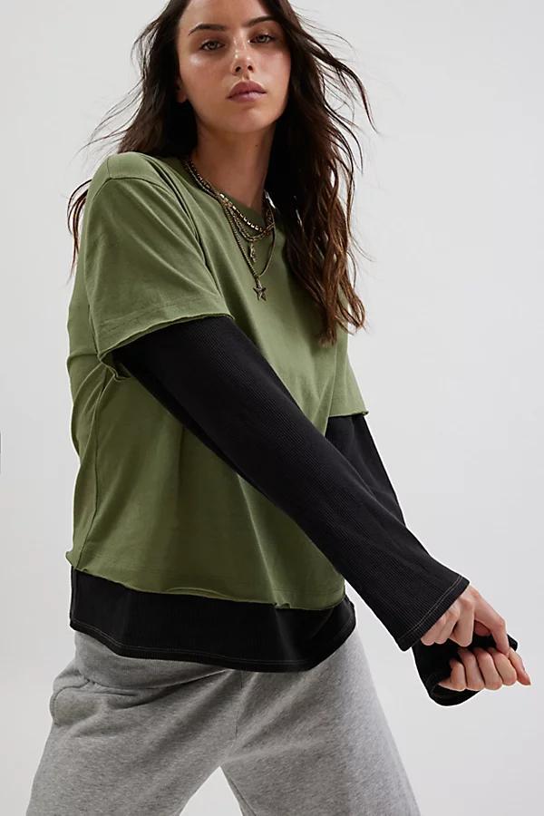 BDG Ollie Layered Twofer Tee Womens at Urban Outfitters Product Image