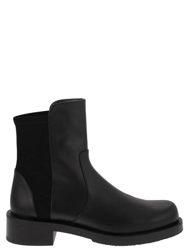 STUART WEITZMAN 35mm Ankle-length Leather Boots In Black Product Image