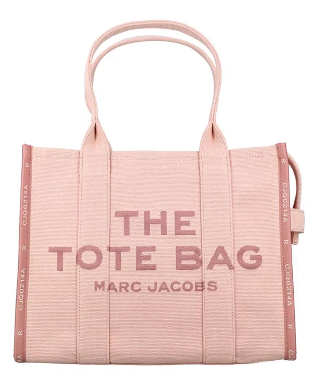 MARC JACOBS The Tote Jacquard Large Tote Bag In Pink Product Image