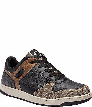 COACH Mens C201 Mixed Material Sneakers Product Image