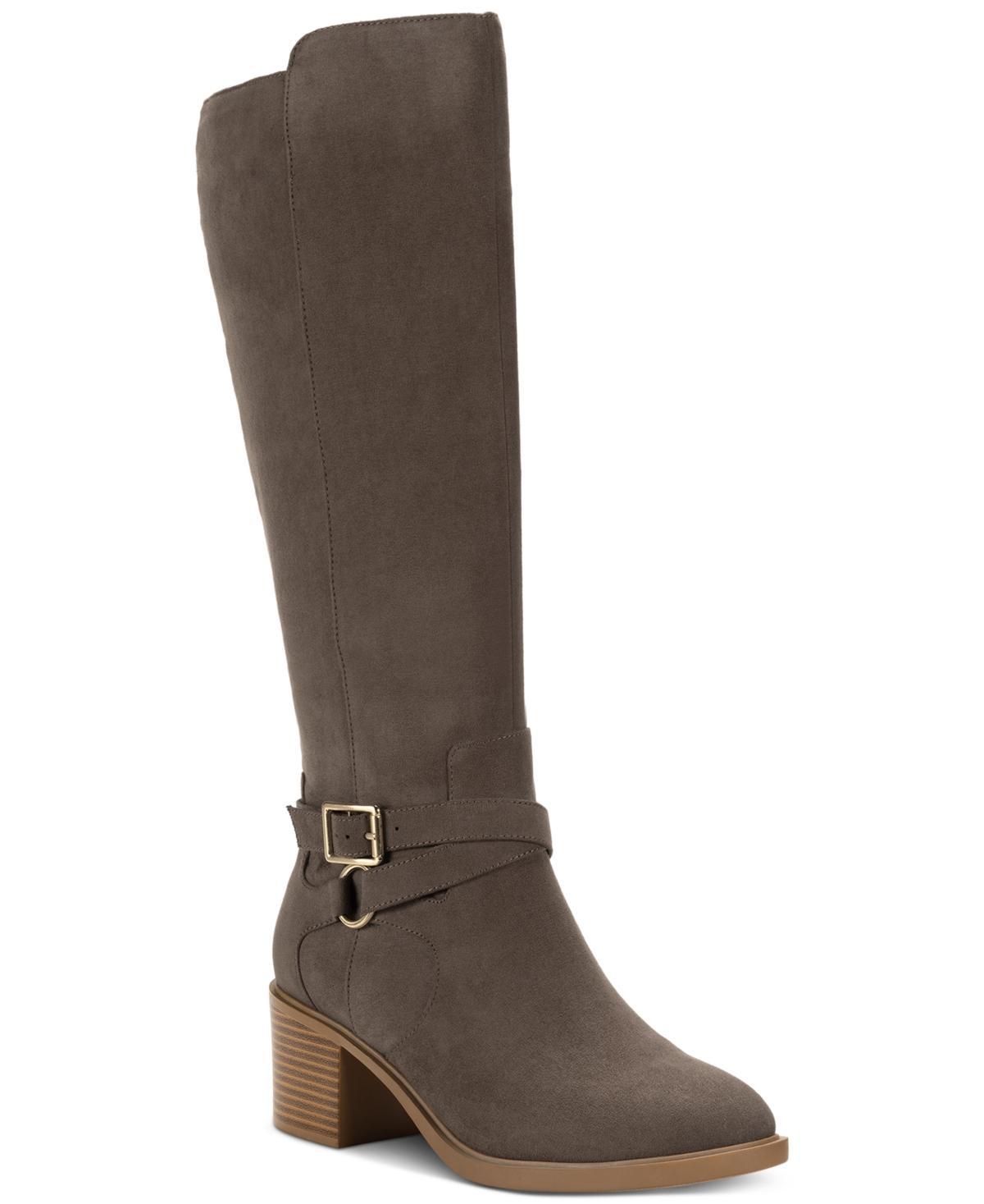 Style & Co Womens Uticaa Belt Heel Boots, Created for Macys Product Image