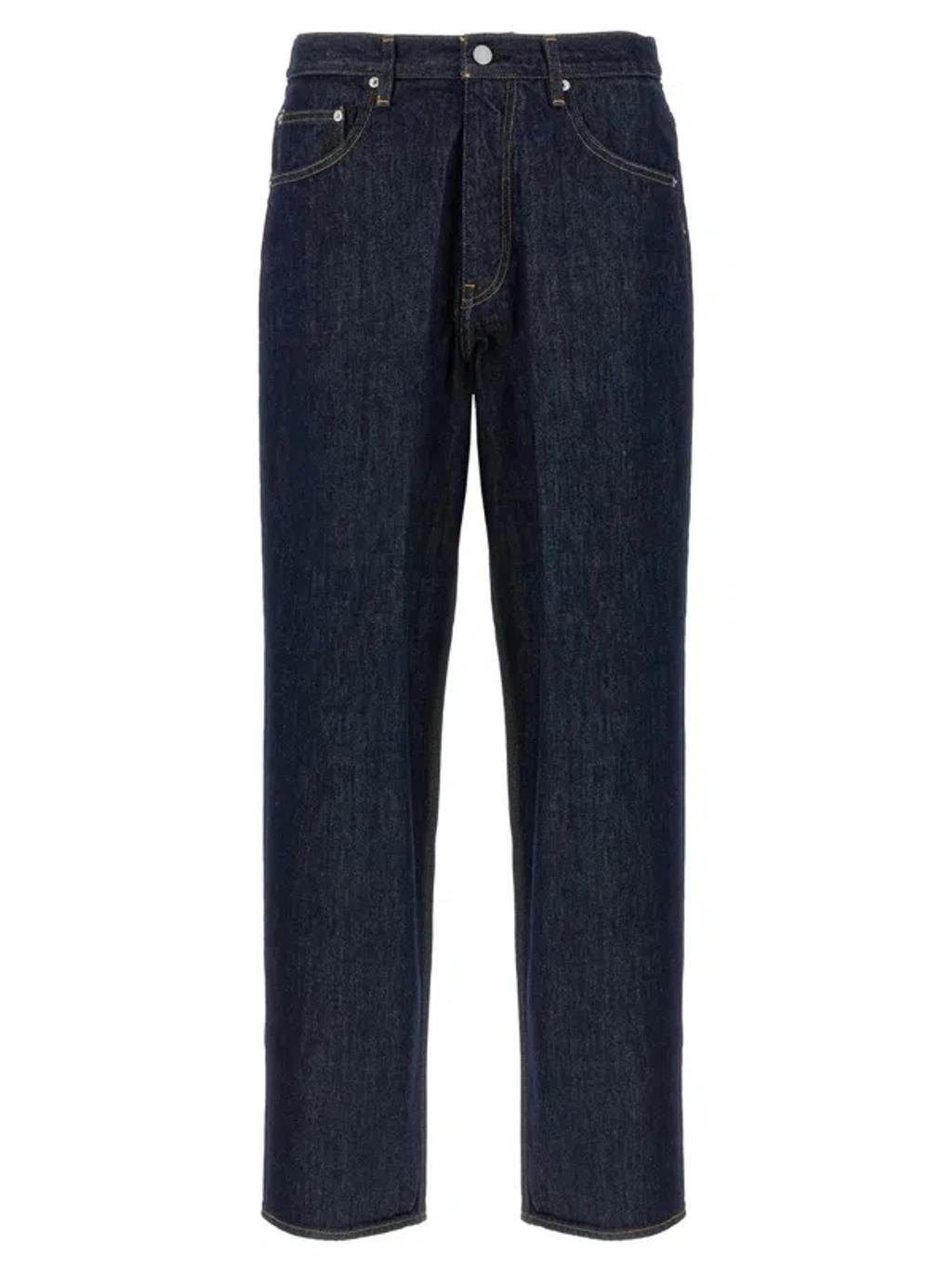 AURALEE Indigo Hard Twist Denim 5p Jeans In Blue Product Image