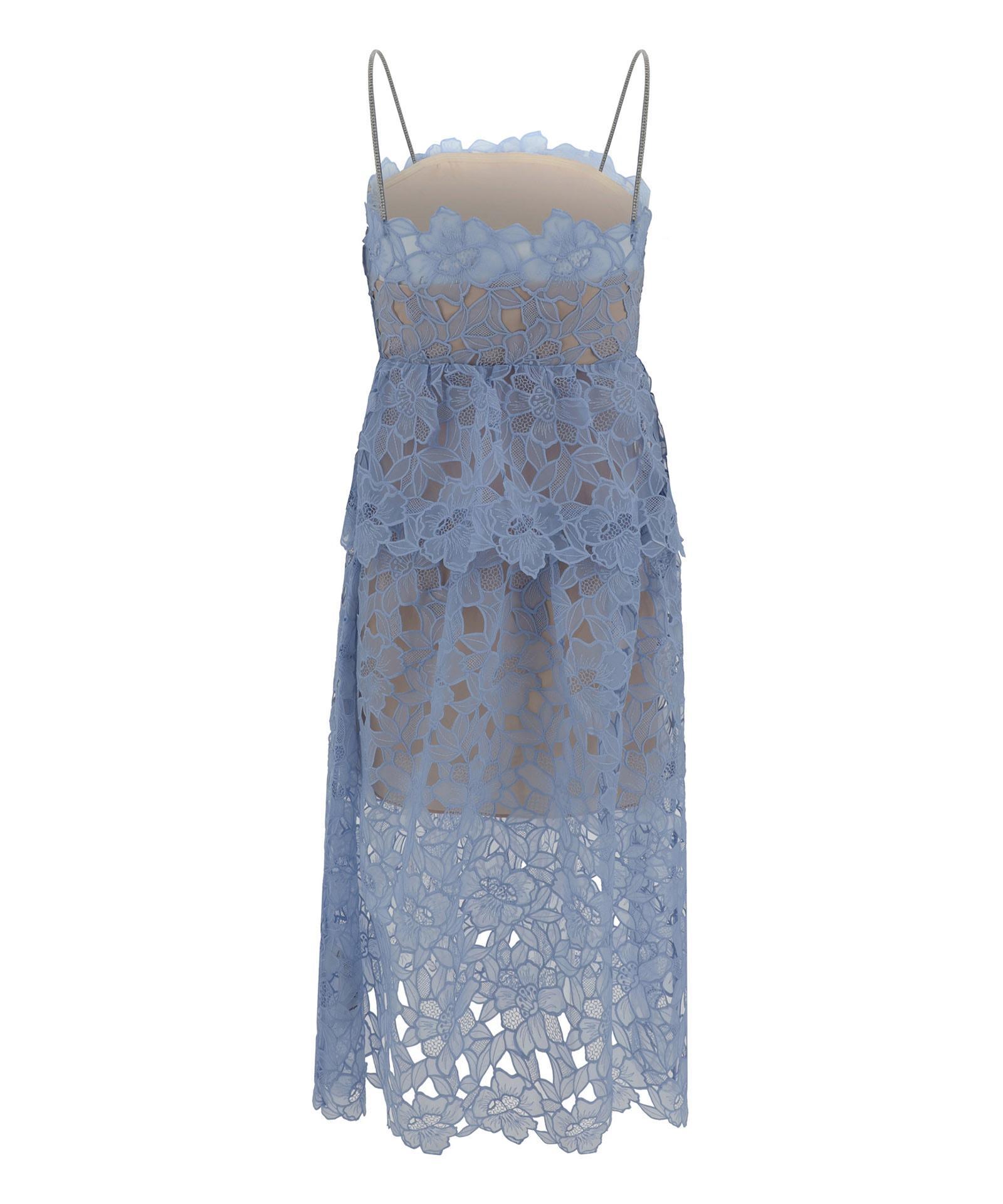 Midi Dress In Lightblue Product Image