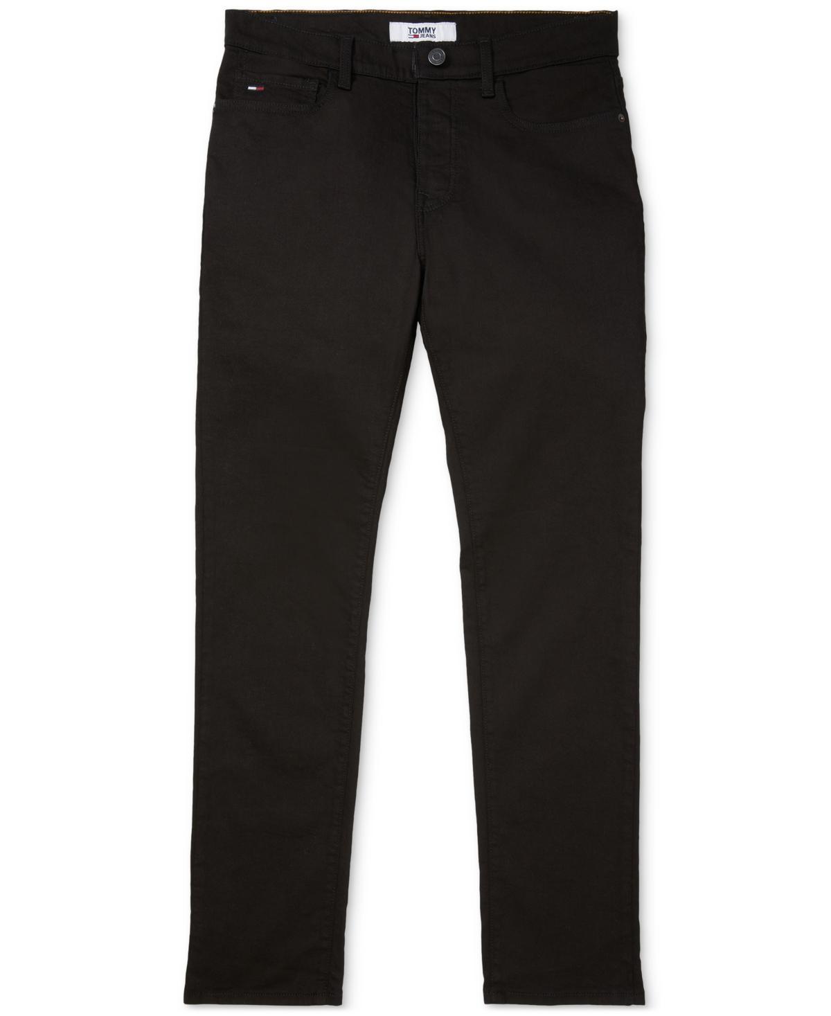 Tommy Hilfiger Mens Adaptive Straight Black Jeans Product Image