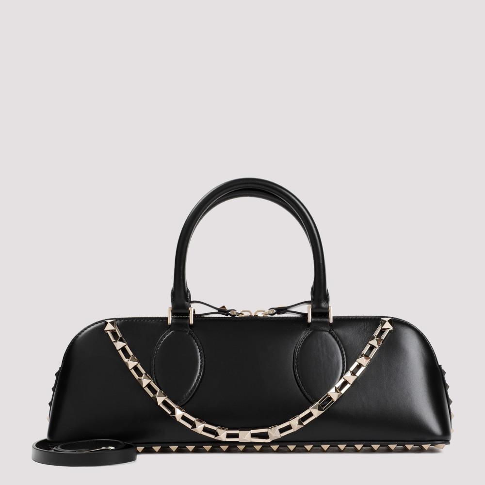 Black Rockstud Satchel Bag Product Image