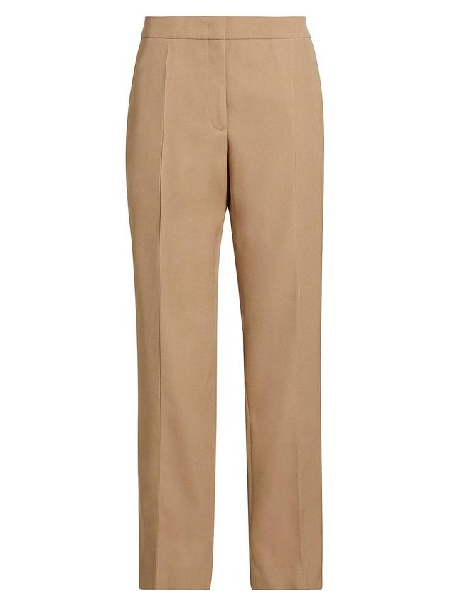 Womens Slim-Leg Tailored Wool Trousers Product Image