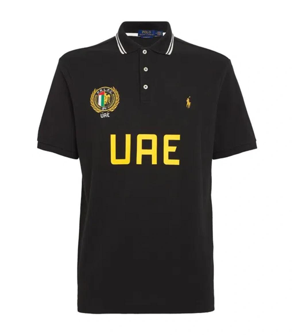 Cotton Uae Polo Shirt In Polo Black Multi Product Image