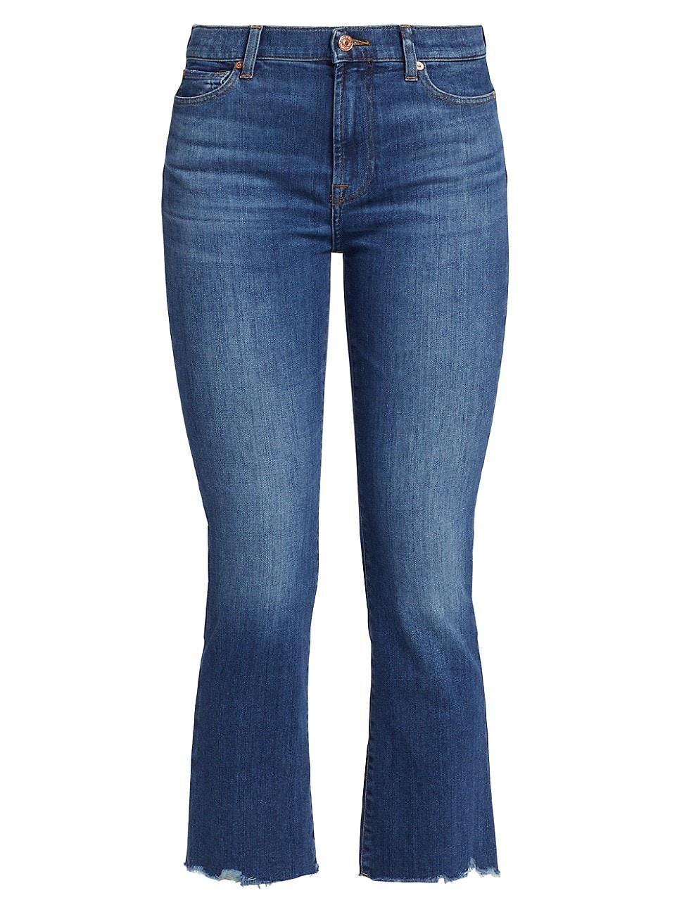 7 For All Mankind High-Waist Slim Kick in Slim Illusion Highline (Slim Illusion Highline) Women's Jeans Product Image