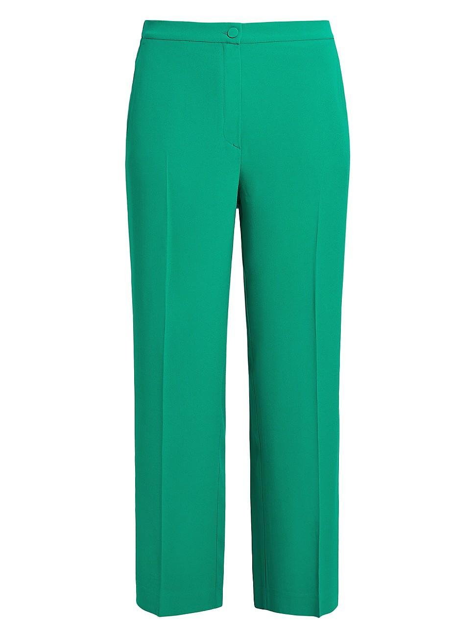 Womens Albio Crepe Straight-Leg Pants Product Image