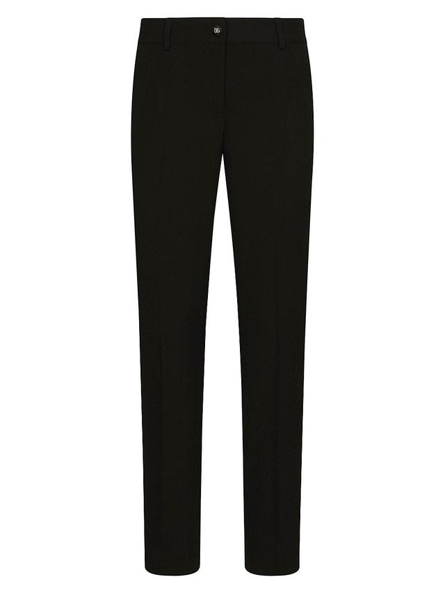 Womens Wool Tailored Pants Product Image