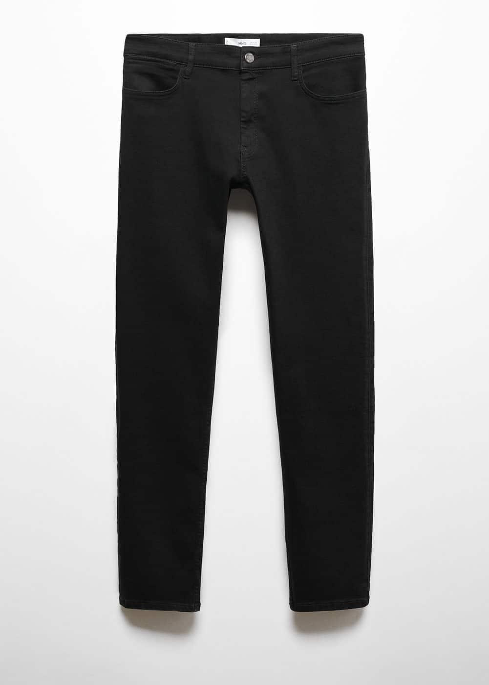 MANGO MAN - Slim fit Ultra Soft Touch Patrick jeans black denimMen Product Image