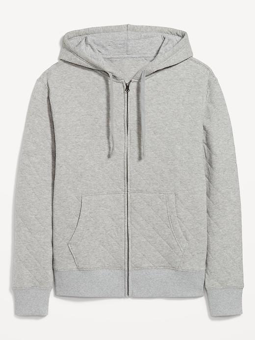 Quilted Full-Zip Sweatshirt Product Image