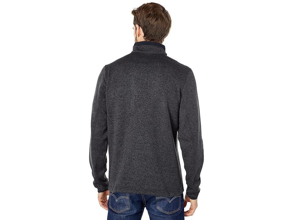 Columbia Sweater Weather 1/2 Zip (Black Heather Men's Clothing Product Image