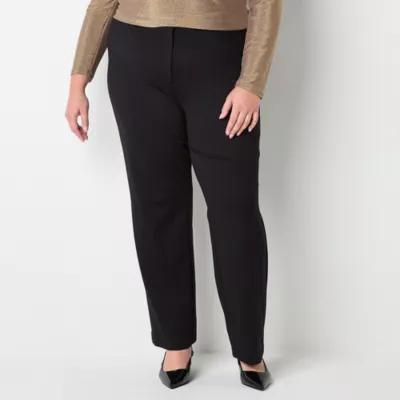 Worthington Plus Womens Regular Fit Straight Trouser product image