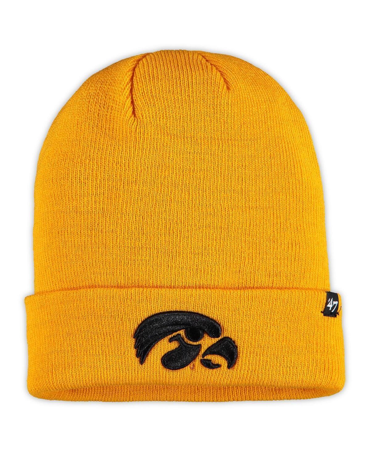 Mens 47 Iowa Hawkeyes Raised Cuffed Knit Hat Product Image