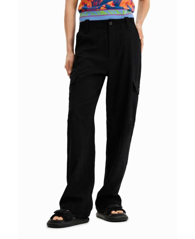 Desigual Womens Basic cargo trousers Product Image