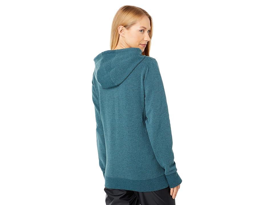 L.L.Bean Bean's Cozy Camp Hoodie Graphic (Spruce Heather Colorbars) Women's Clothing Product Image