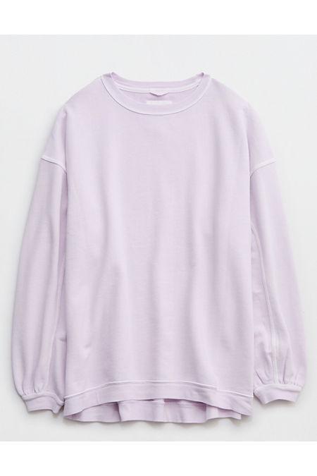 Aerie REAL Crew Sweatshirt Women's Product Image