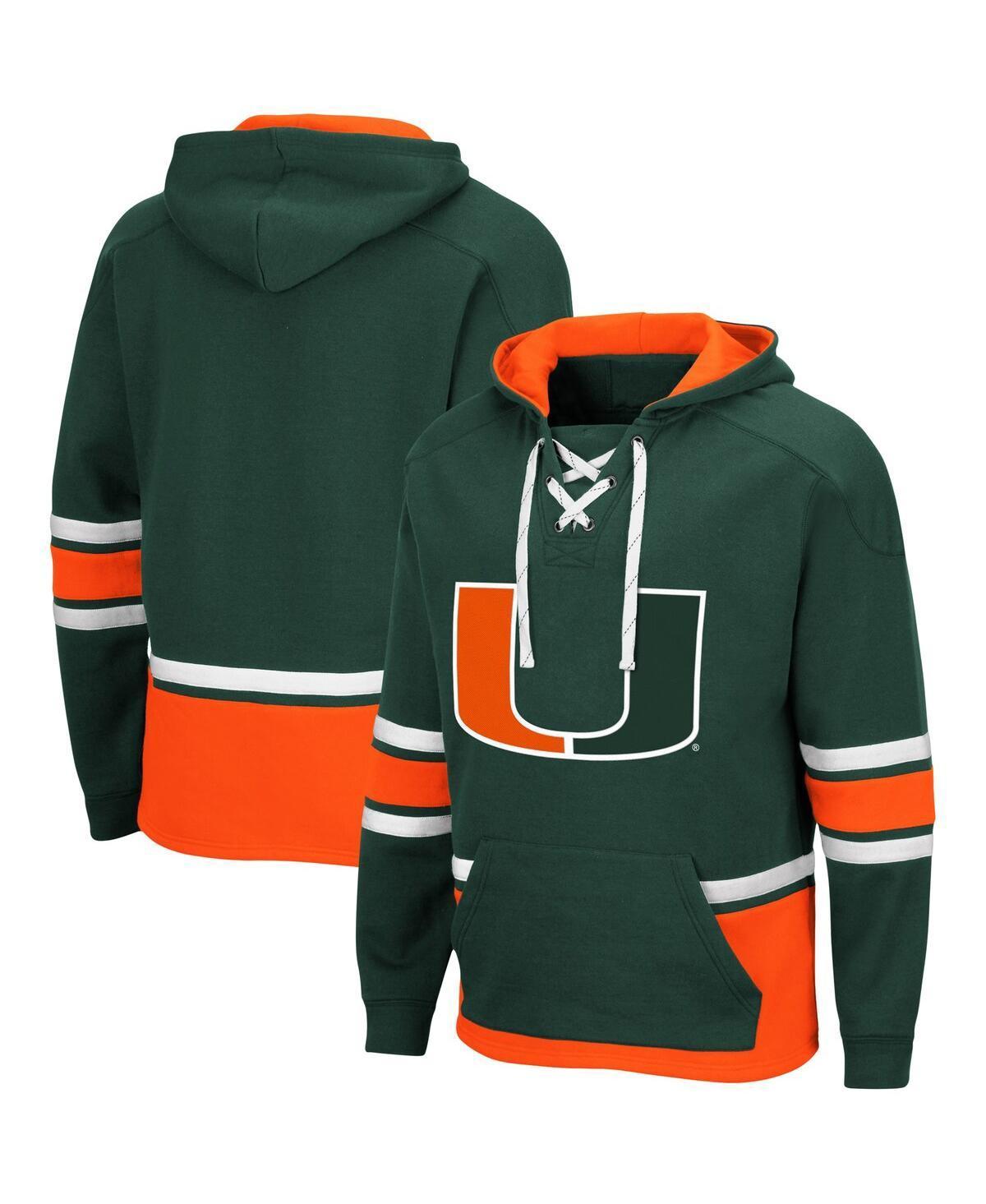 Mens Miami Hurricanes Lace Up 3.0 Pullover Hoodie Product Image