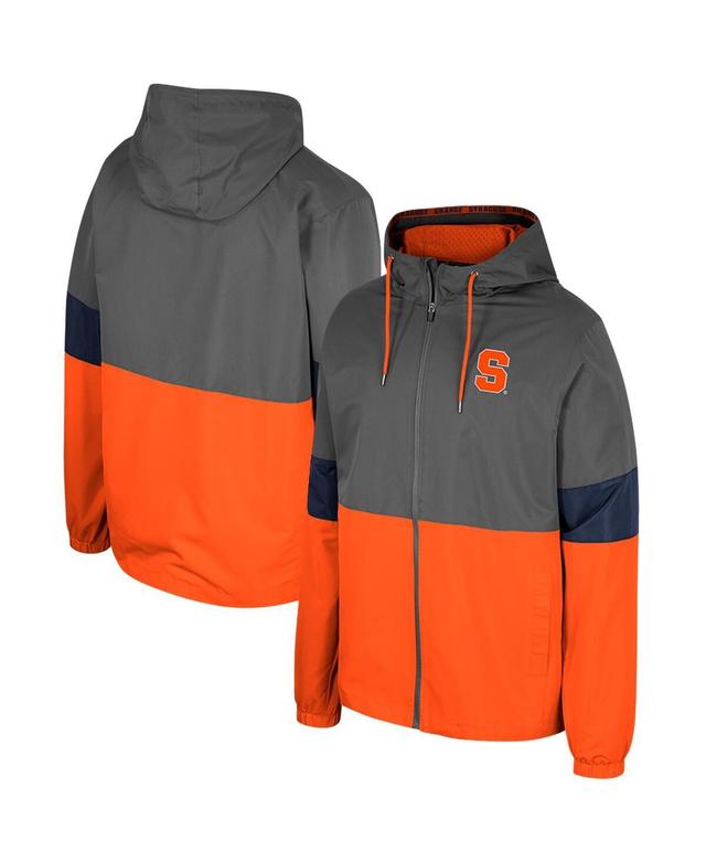 Mens Colosseum Charcoal Syracuse Orange Miles Full-Zip Jacket Product Image