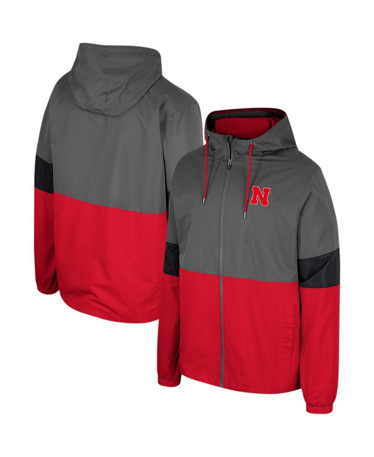 Mens Colosseum Charcoal Ohio State Buckeyes Miles Full-Zip Jacket Product Image