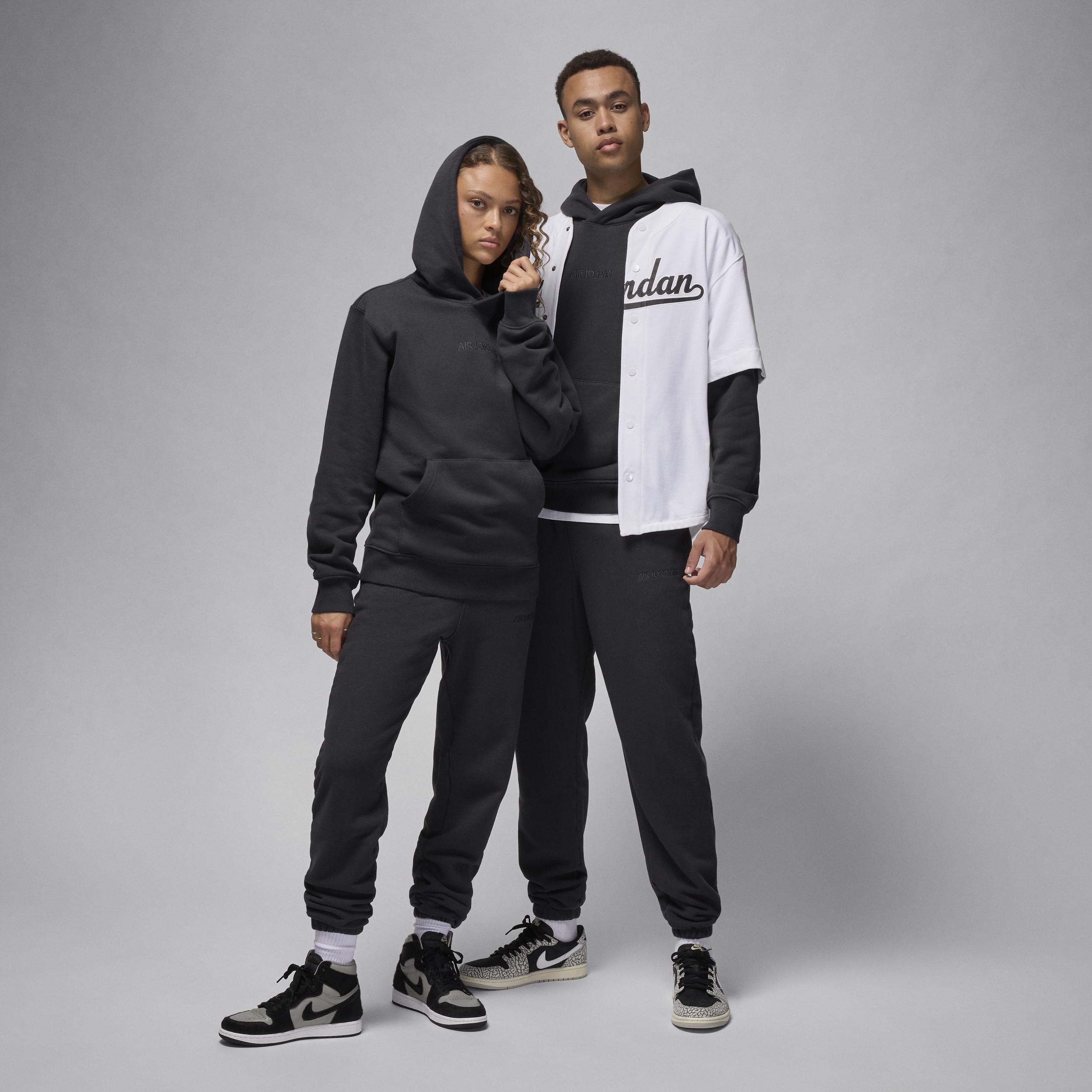 Mens Air Jordan Wordmark Fleece Pullover Hoodie Product Image