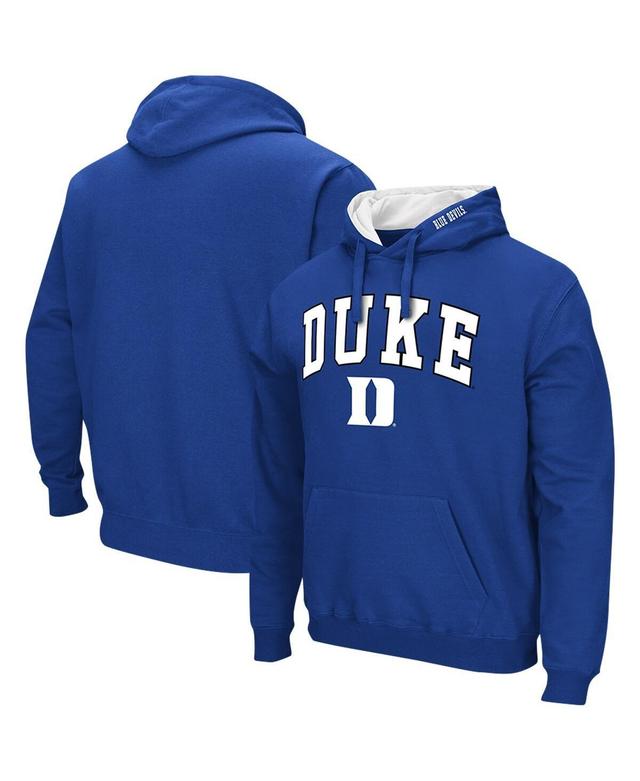 Colosseum Mens Duke Devils Arch & Logo 3.0 Pullover Hoodie Product Image