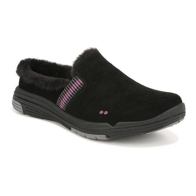 Ryka Alaska Womens Faux Fur Mules Black Product Image