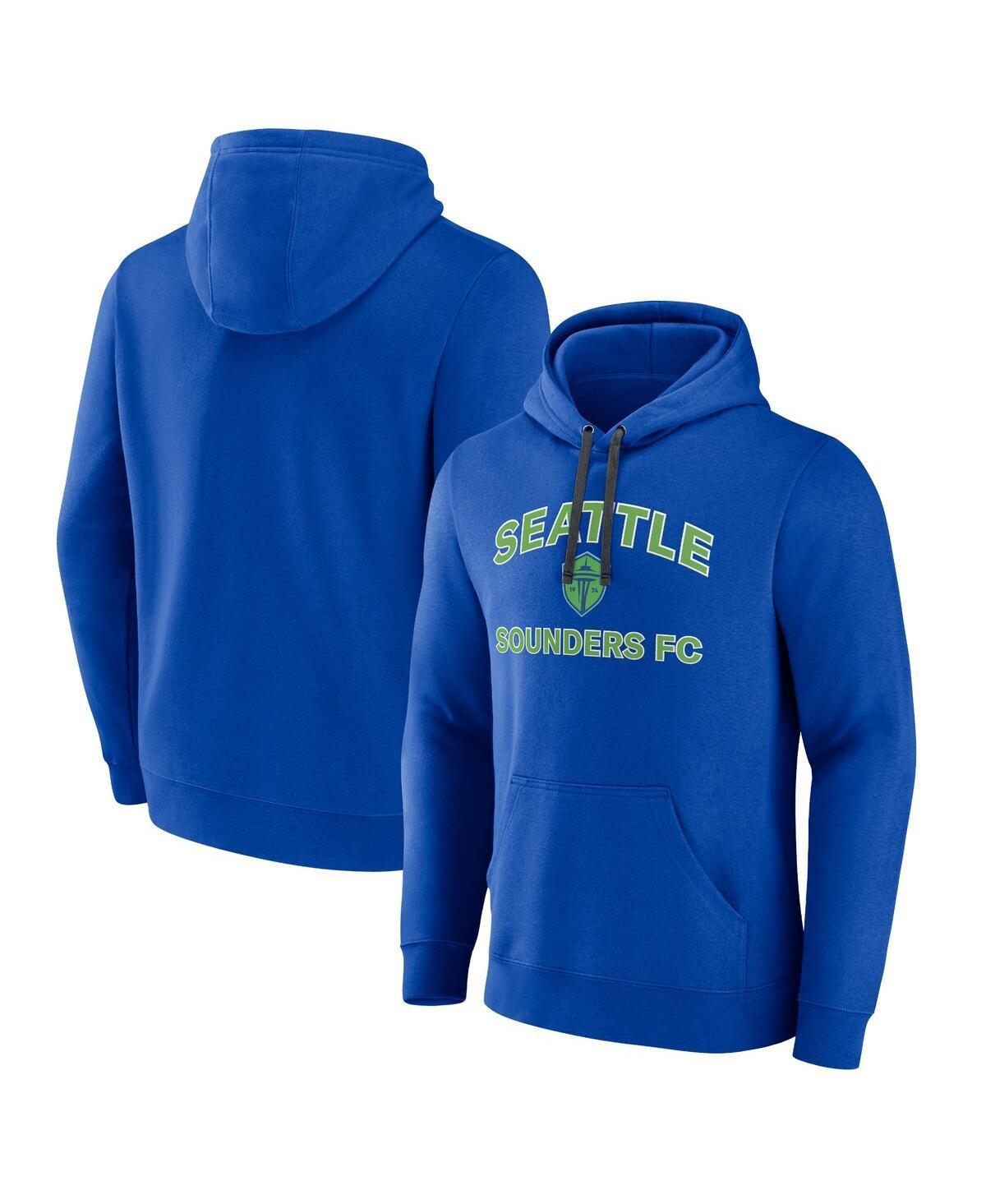 Mens Fanatics Blue Seattle Sounders Fc Heart & Soul Pullover Hoodie Product Image