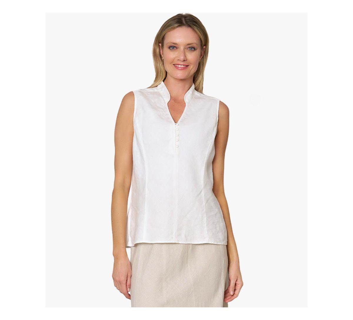 Stella Carakasi Womens Linen Sleeveless In Line Top Product Image