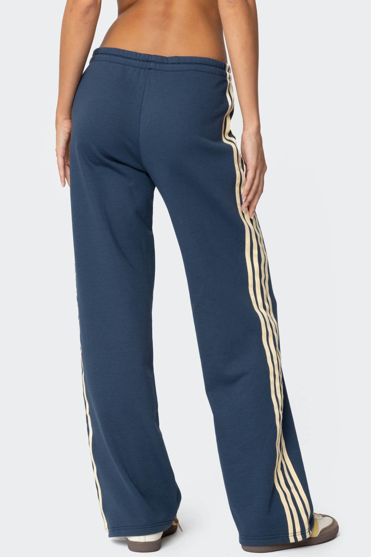 Averie Contrast Striped Sweatpants Product Image