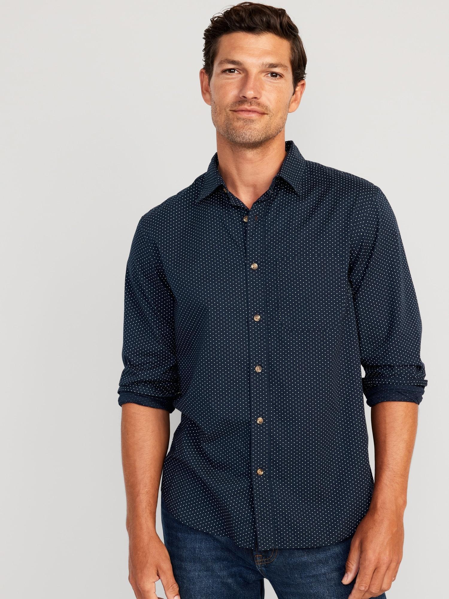 Regular-Fit Built-In Flex Everyday Shirt for Men Product Image