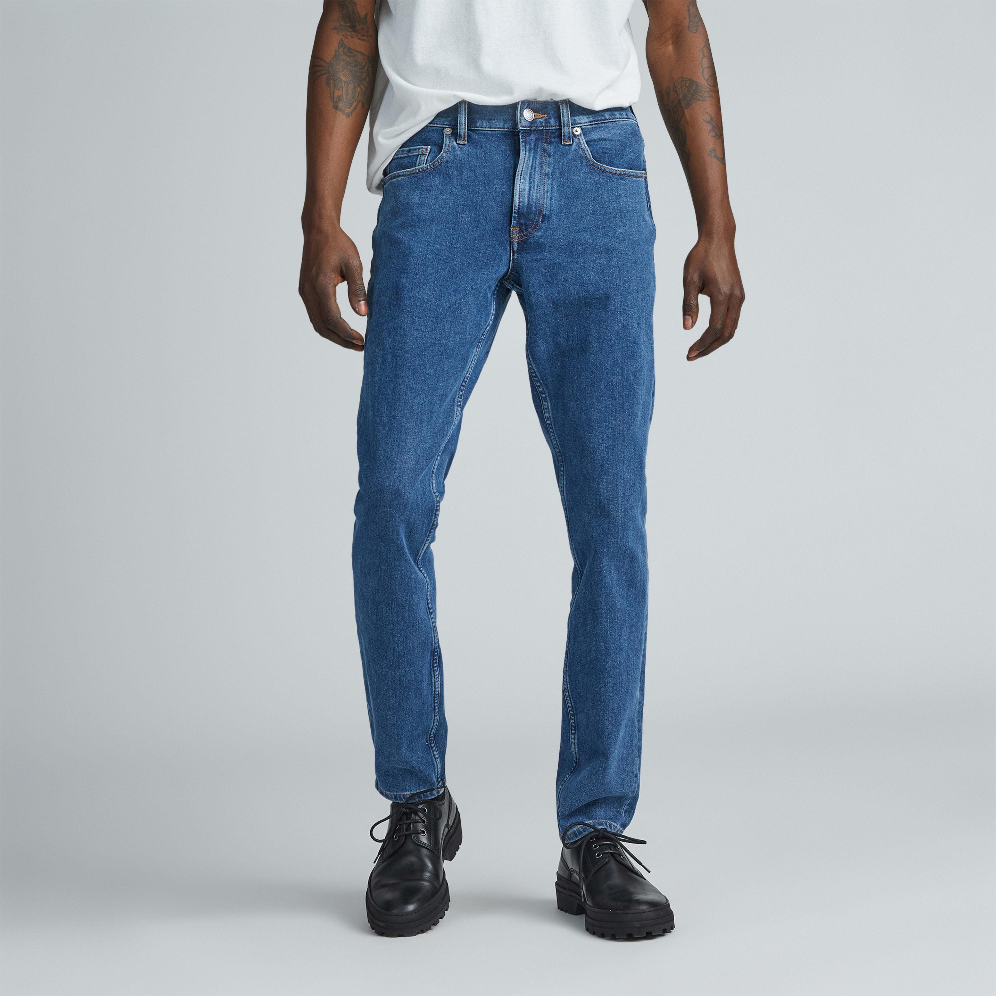 Mens Slim 4-Way Stretch Organic Jean | Uniform by Everlane Product Image