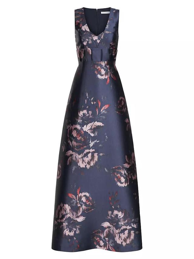 Alexandra Rose Print Gown Product Image