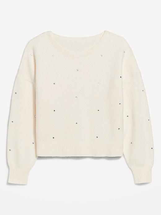 SoSoft Embellished Sweater Product Image