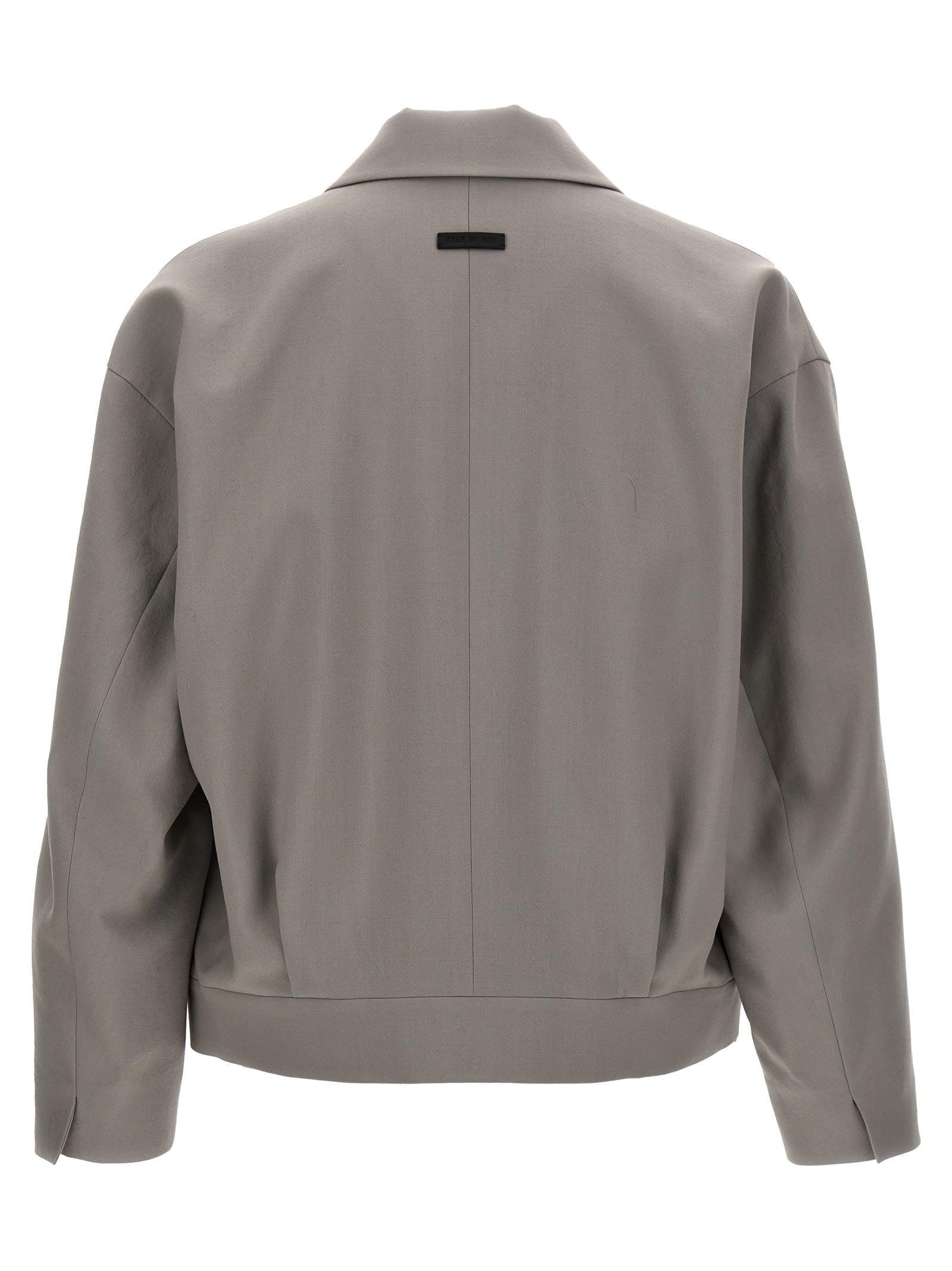 FEAR OF GOD Notch Lapel Jacket In Gray Product Image