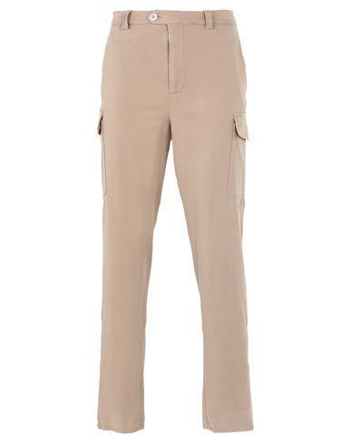 BRUNELLO CUCINELLI Man Pants Sand Size 40 Cotton, Elastane In Beige Product Image