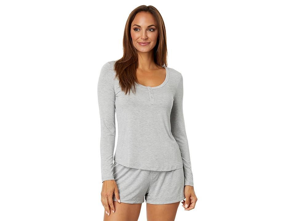 Barefoot Dreams Malibu Collection(r) Soft Jersey Lounge Set (Heather ) Women's Pajama Sets Product Image