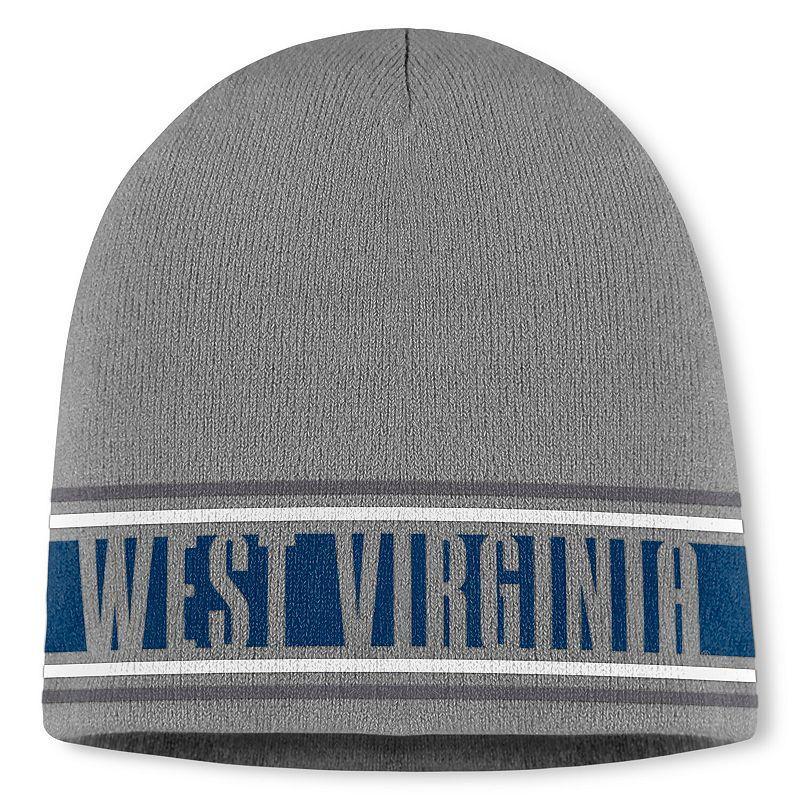 Mens Top of the World Gray West Virginia Mountaineers Jace Knit Beanie Product Image