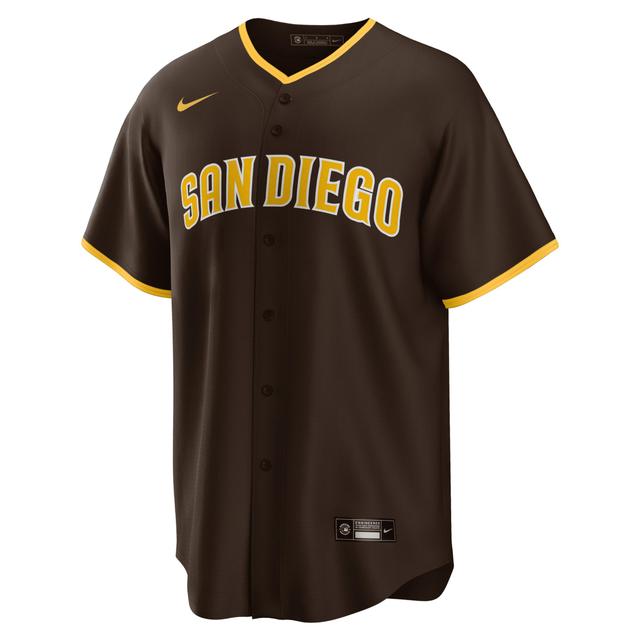 Mens Nike San Diego Padres Road Replica Team Jersey Product Image