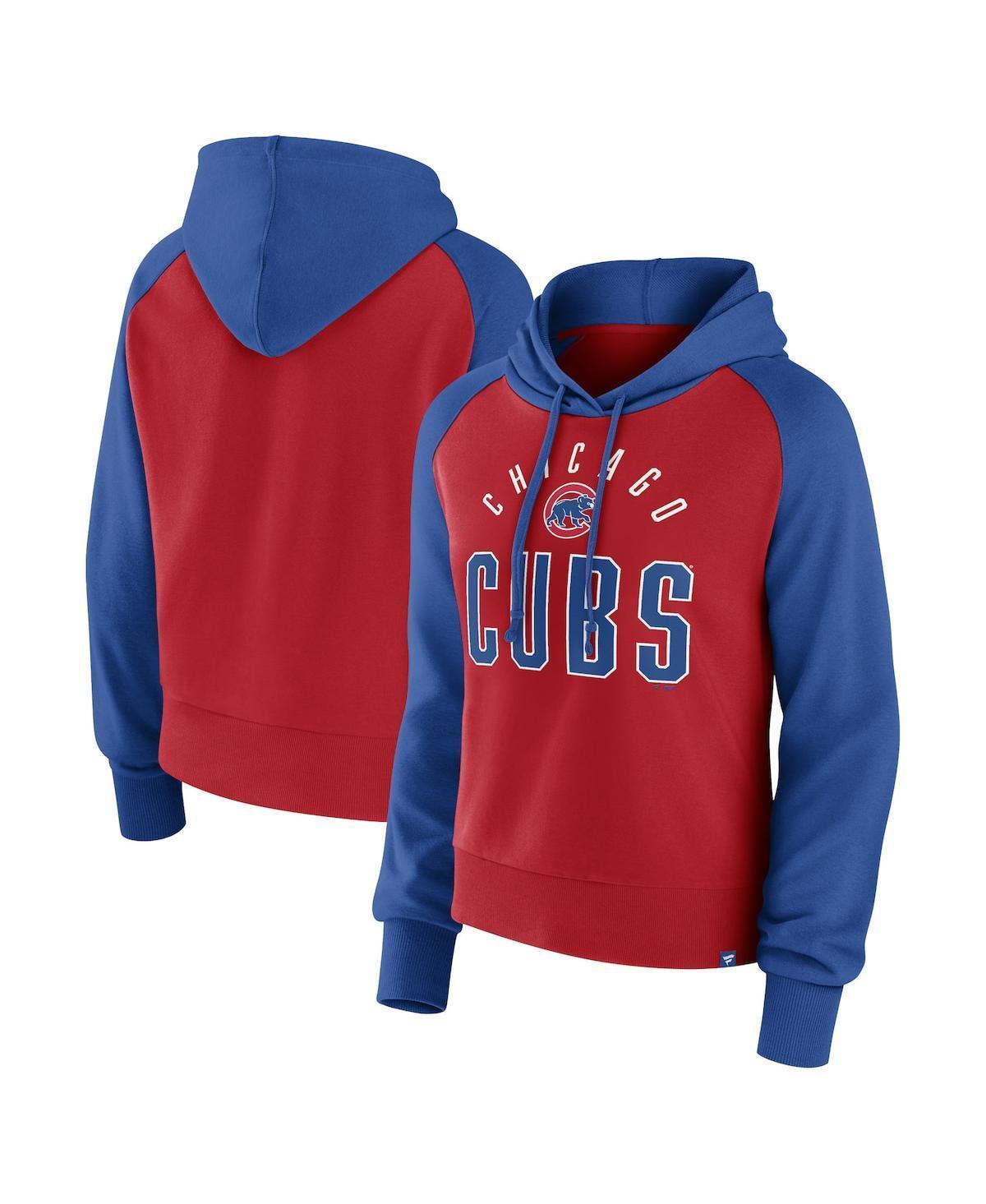 Womens Fanatics Royal Chicago Cubs Pop Fly Pullover Hoodie - Royal Product Image