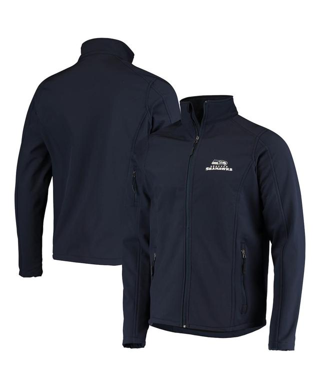 Mens Dunbrooke Navy Seattle Seahawks Sonoma Softshell Full-Zip Jacket Product Image