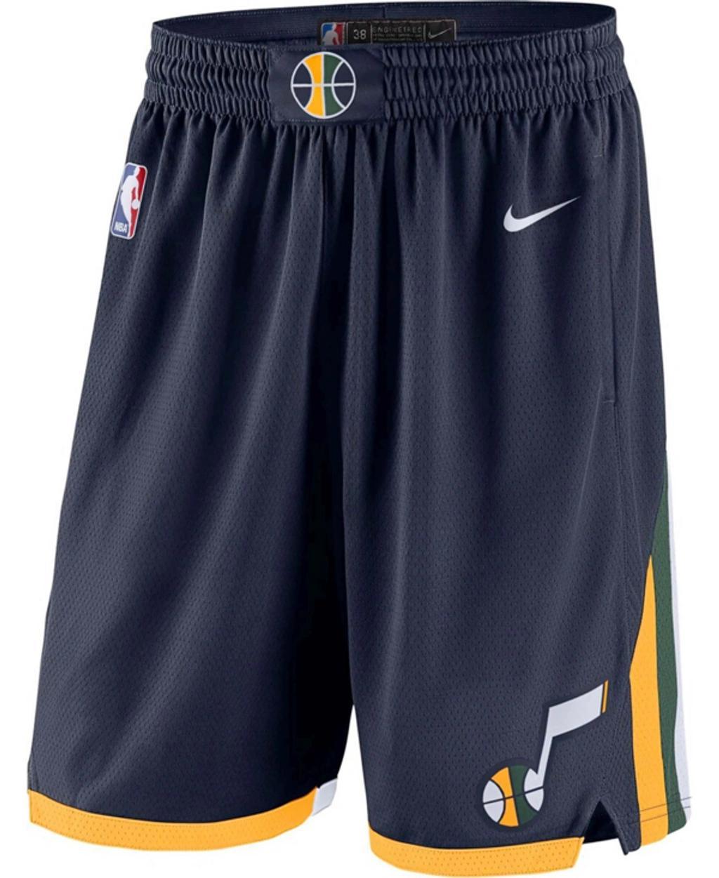 Men's Navy 2019,20 Utah Jazz Icon Edition Swingman Shorts Product Image